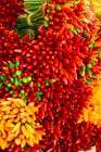 Italy-Venice Colorful spicy peppers (pepperoncini) on display and for sale in the Rialto Market Art Print